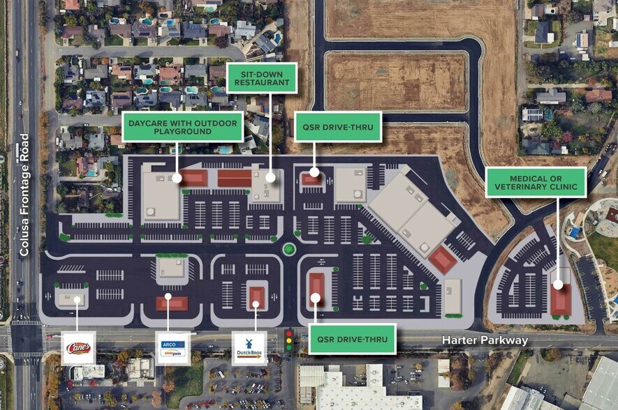 NWQ of Harter Pky, Yuba City, CA à vendre - Plan de site – Image 2 sur 7