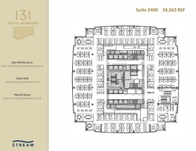 131 S Dearborn St, Chicago, IL à louer Plan d’étage– Image 1 sur 1