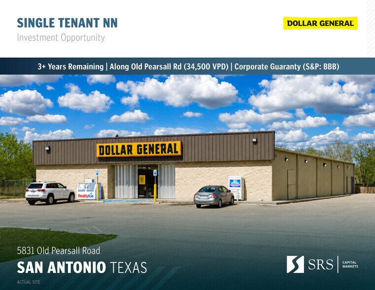 5831 Old Pearsall Rd, San Antonio, TX à vendre - Photo de l’immeuble – Image 1 sur 5