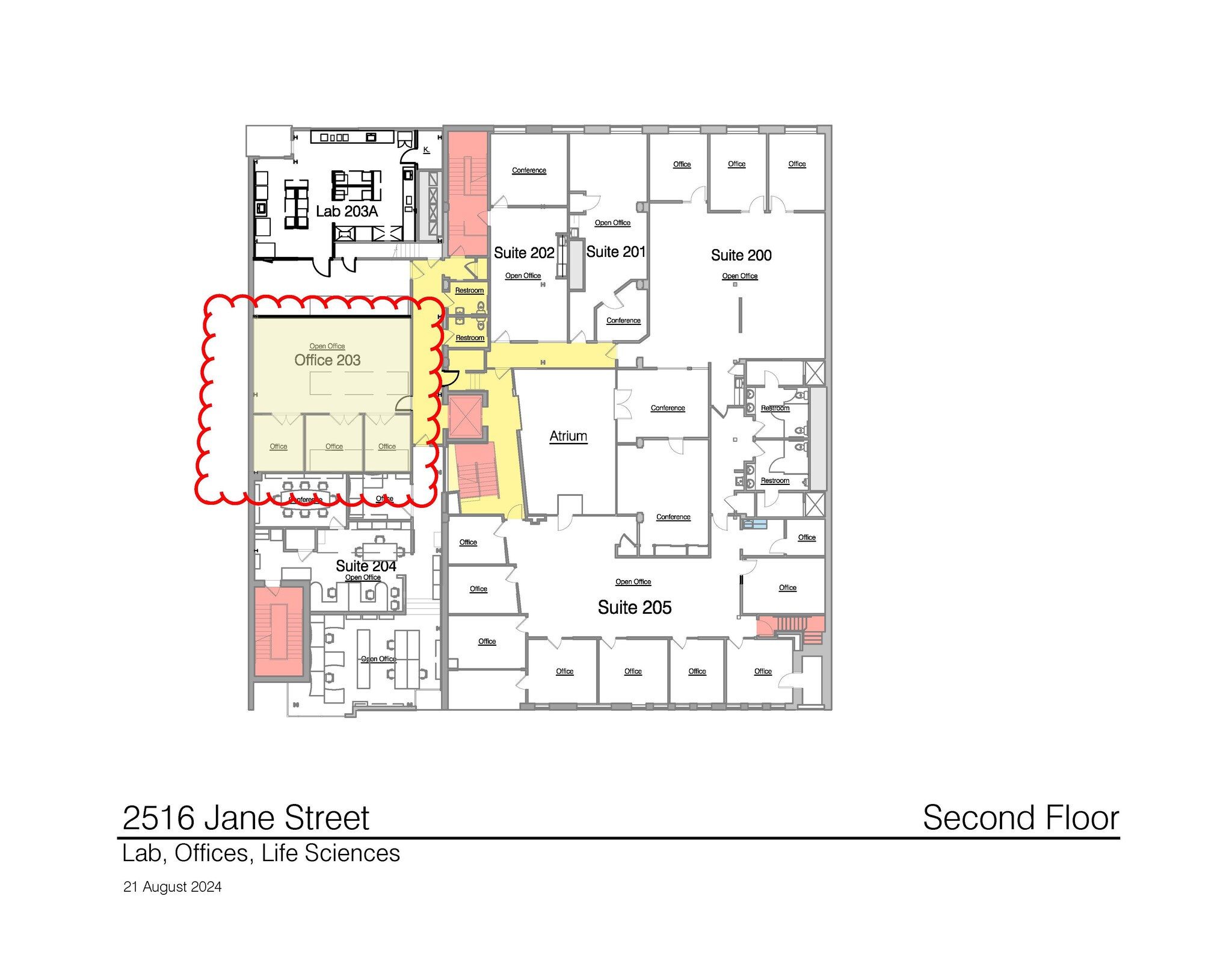 2516 Jane St, Pittsburgh, PA à louer Plan d’étage– Image 1 sur 4
