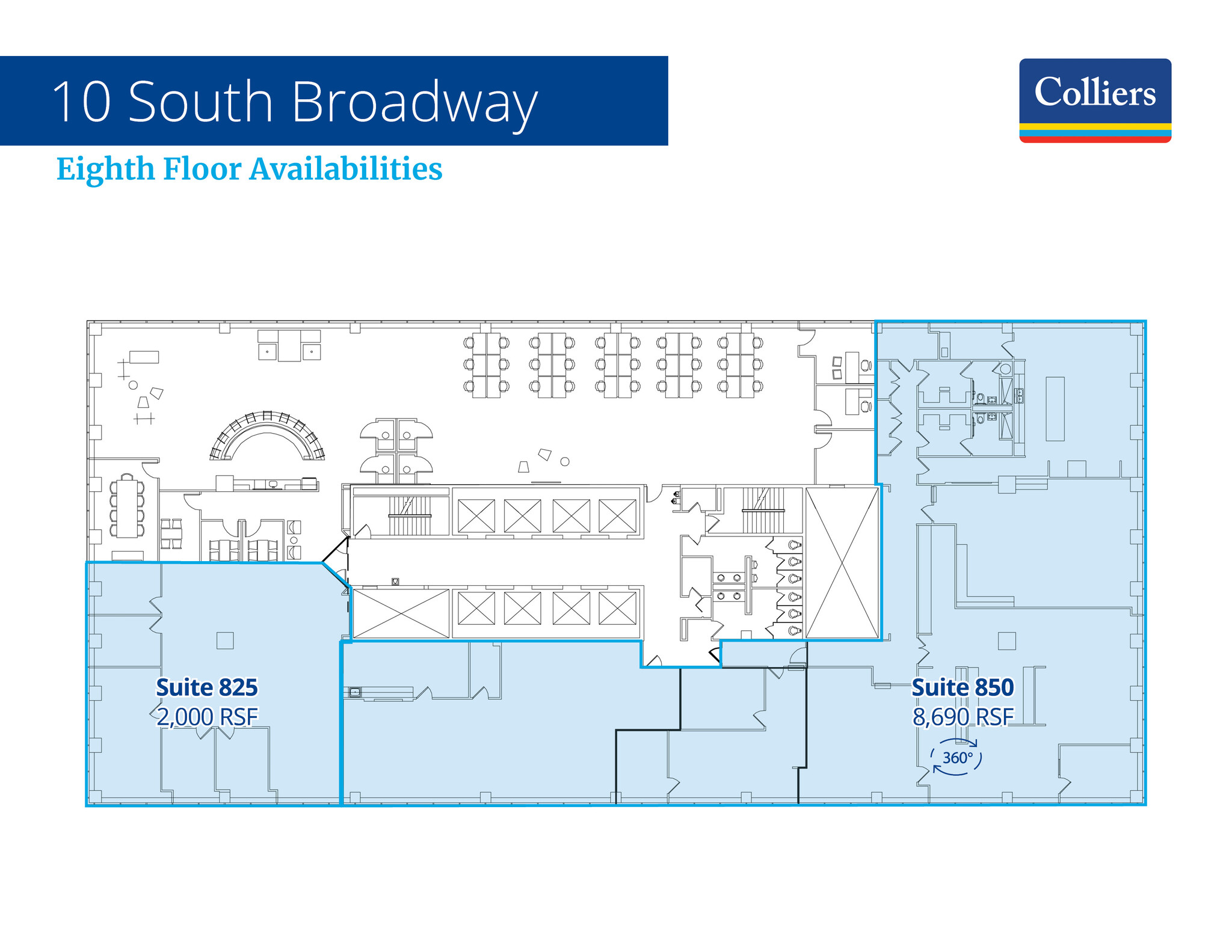 10 S Broadway, Saint Louis, MO à louer Plan d’étage– Image 1 sur 1