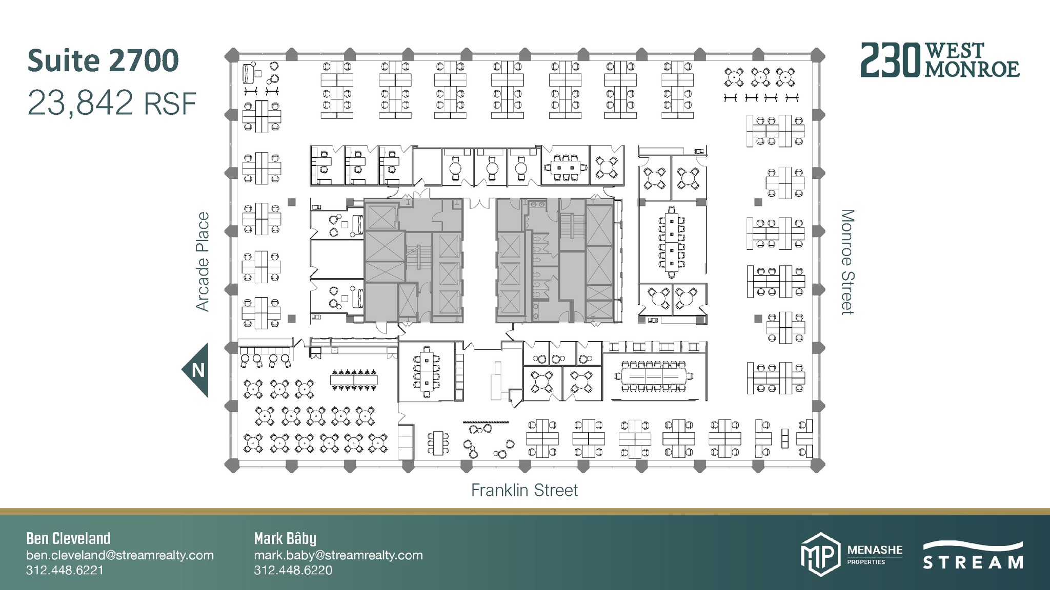 230 W Monroe St, Chicago, IL à louer Plan d’étage– Image 1 sur 1