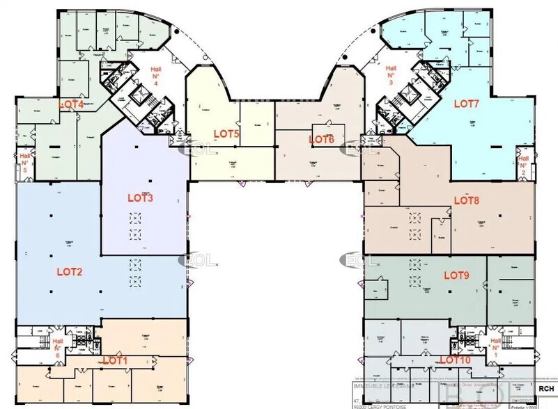 Local d’activités dans Cergy à louer - Plan d’étage – Image 2 sur 11