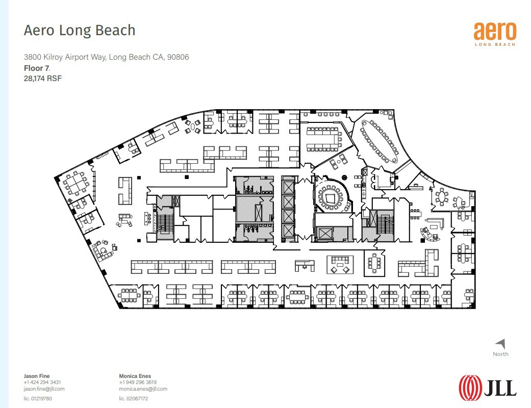 3900 Kilroy Airport Way, Long Beach, CA à louer Plan d’étage– Image 1 sur 1