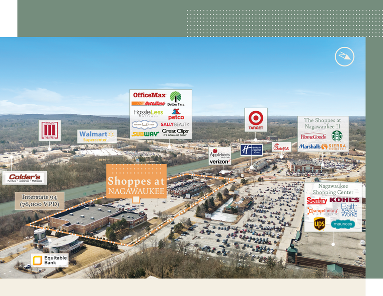 The Shoppes at Nagawaukee portefeuille de 2 biens à vendre sur LoopNet.fr - Photo de l’immeuble – Image 3 sur 7