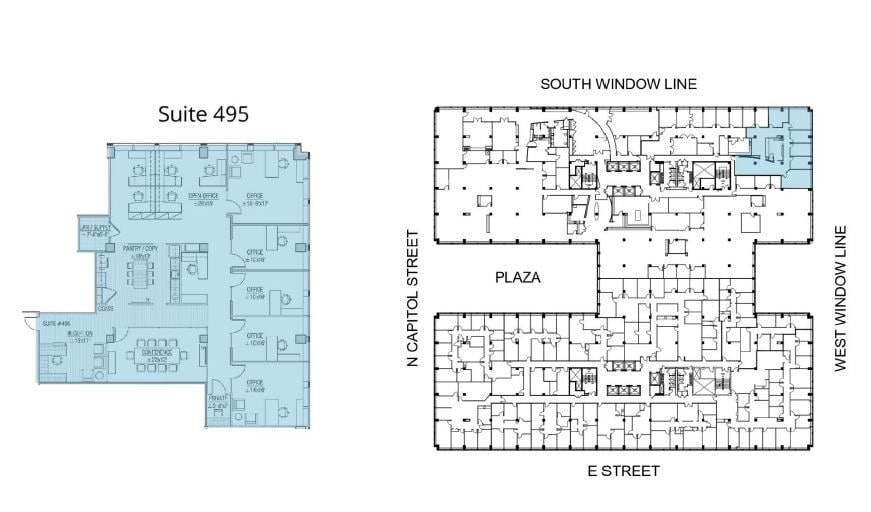 400-444 N Capitol St NW, Washington, DC à louer Plan d’étage– Image 1 sur 1