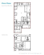 7704 30th St SE, Calgary, AB à louer Plan d’étage type– Image 2 sur 2