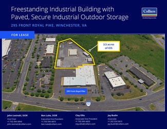 Plus de détails pour 295 Front Royal Pike, Winchester, VA - Terrain à louer