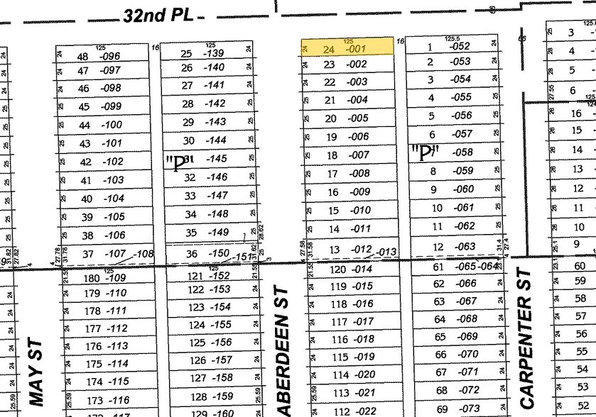 3227 S Aberdeen St, Chicago, IL à vendre - Plan cadastral – Image 2 sur 11