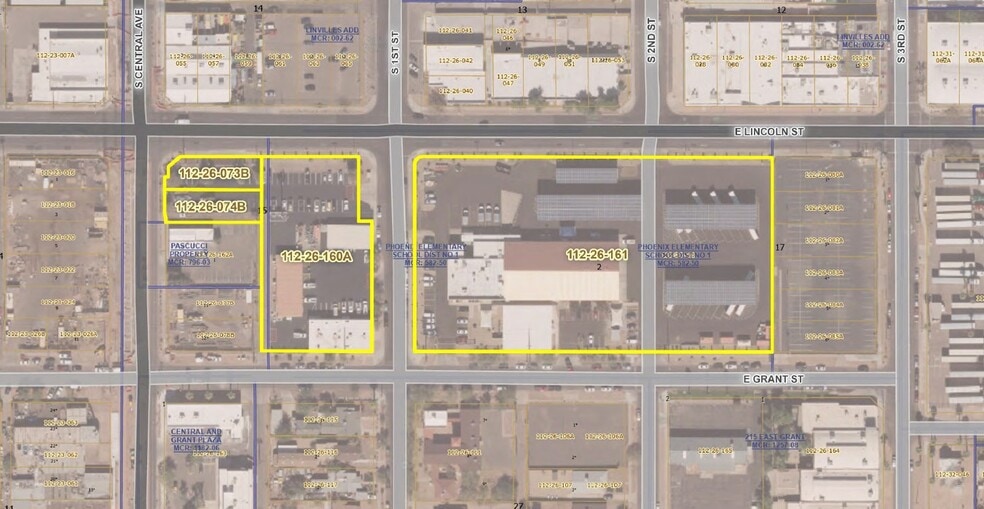 1st St & Grant St, Phoenix, AZ à louer - Aérien – Image 2 sur 7
