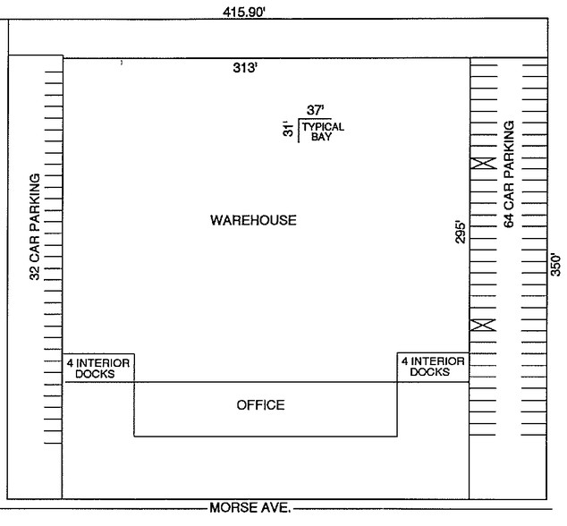 1400 Morse Ave, Elk Grove Village, IL à louer - Plan de site – Image 3 sur 4