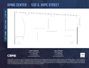 550 S Hope St, Los Angeles, CA à louer Plan d’étage– Image 1 sur 1