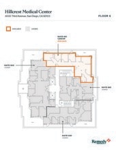 4033 3rd Ave, San Diego, CA à louer Plan d’étage– Image 1 sur 1