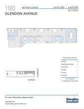 1100 Glendon Ave, Los Angeles, CA à louer Plan d’étage– Image 1 sur 1