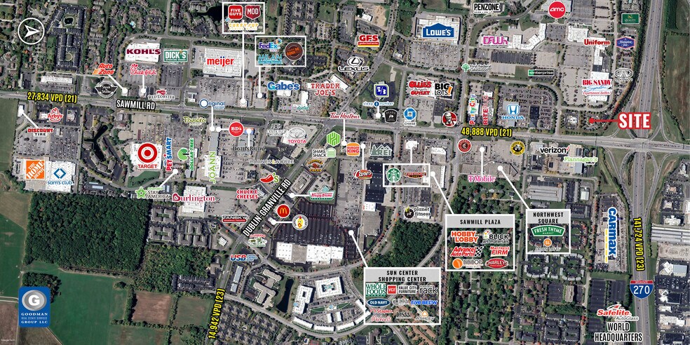 3830 Tuller Rd, Dublin, OH à vendre - Aérien – Image 2 sur 4