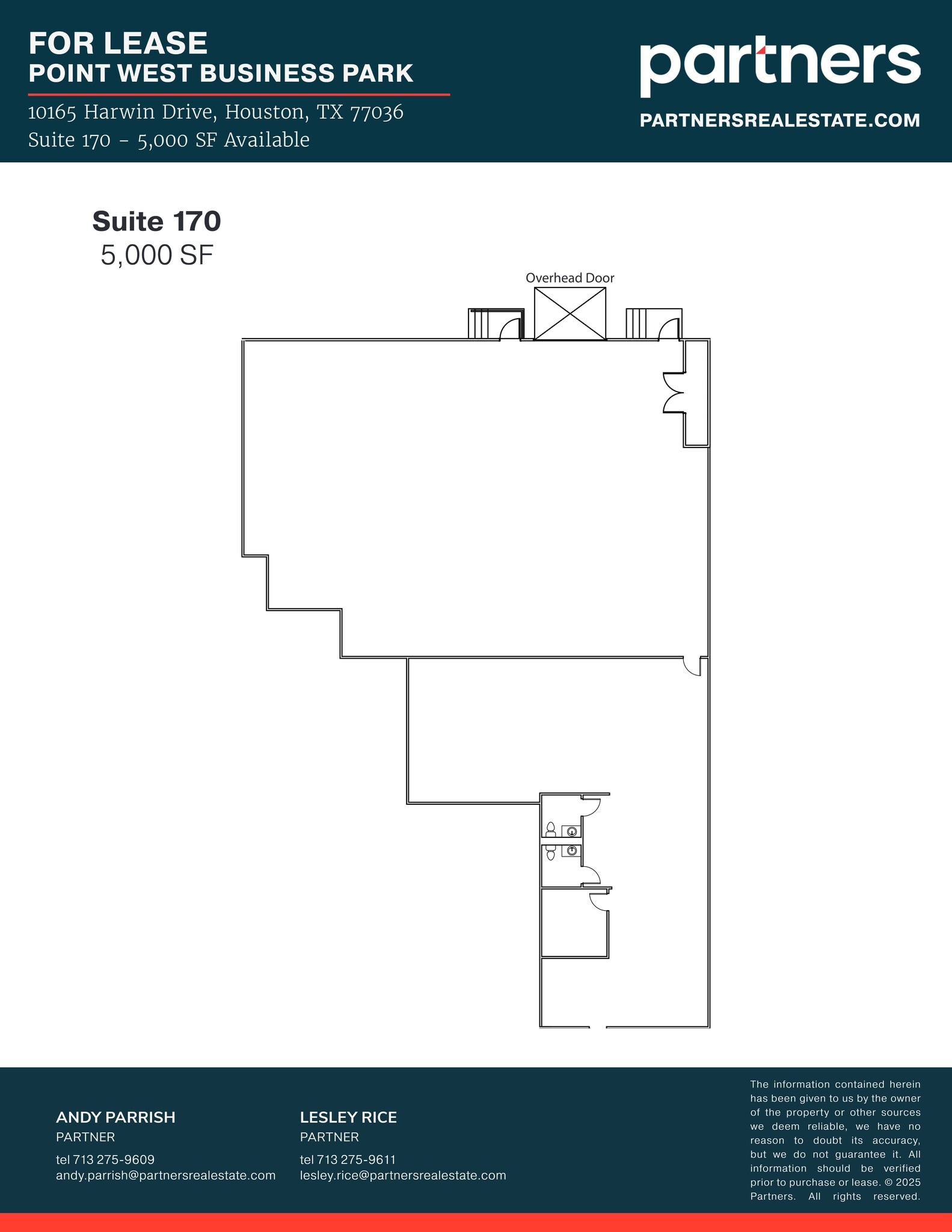 10161-10175 Harwin Dr, Houston, TX à louer Plan de site– Image 1 sur 1