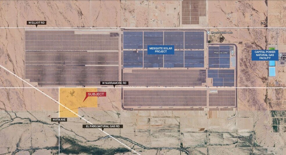SEC Narramore Rd & 419th Ave, Buckeye, AZ à vendre - Aérien – Image 2 sur 2