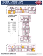 4815-4821 S Sheridan Rd, Tulsa, OK à louer Plan de site– Image 2 sur 2