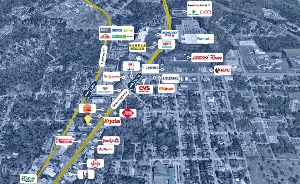1104 Gray Hwy, Macon-Bibb, GA à vendre - Photo de l’immeuble – Image 2 sur 2
