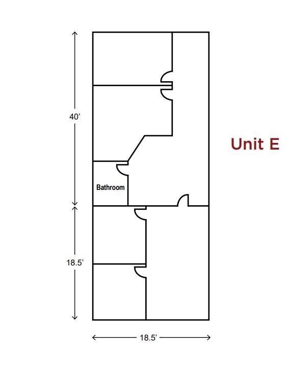 2424 N William St, Goldsboro, NC à louer Plan d’étage– Image 1 sur 1
