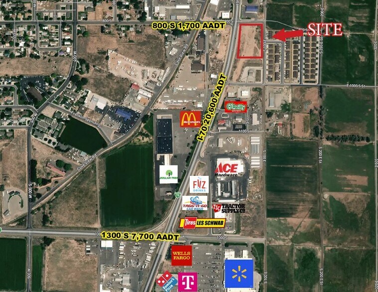 Main St at 800 S, Richfield, UT à vendre - Aérien – Image 1 sur 1