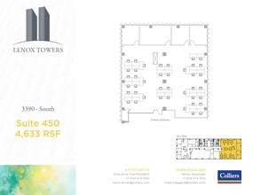 3400 Peachtree Rd NE, Atlanta, GA à louer Plan d’étage– Image 1 sur 1