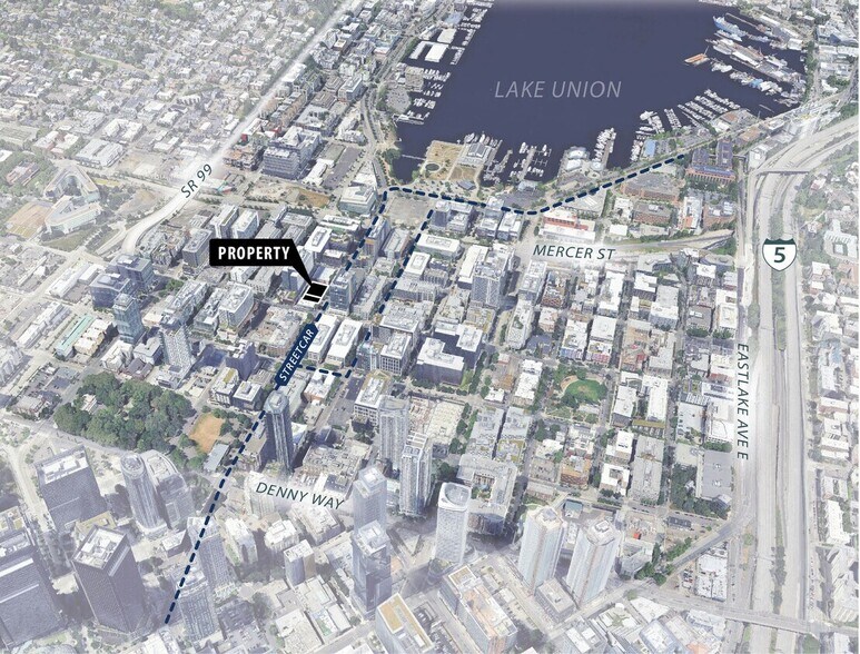 411-415 Westlake Ave N, Seattle, WA à vendre - Aérien – Image 3 sur 3