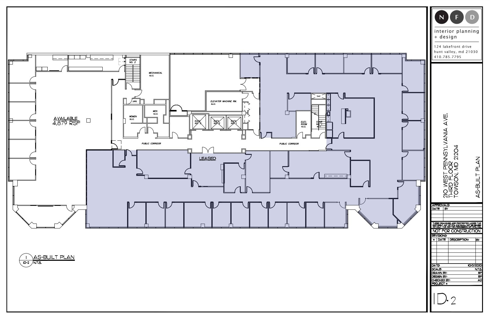 210 W Pennsylvania Ave, Towson, MD à louer Plan d’étage– Image 1 sur 1