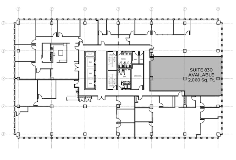 50 Queen St N, Kitchener, ON à louer Plan d’étage– Image 1 sur 1