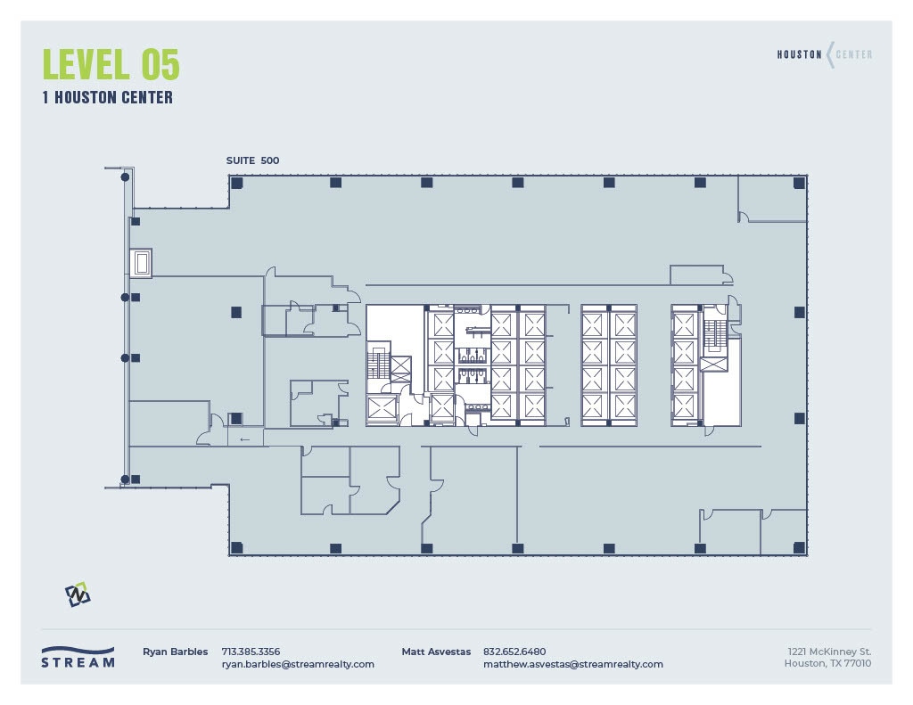 1221 McKinney St, Houston, TX à louer Plan d’étage– Image 1 sur 1
