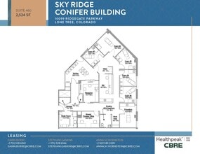 10535 Park Meadows Blvd, Lone Tree, CO à louer Plan d’étage– Image 1 sur 8