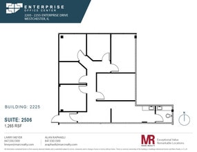 2255 Enterprise Dr, Westchester, IL à louer Plan d’étage– Image 1 sur 1