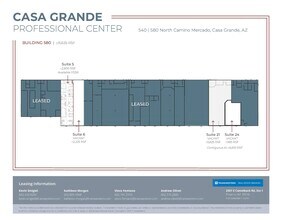 560-580 N Camino Mercado, Casa Grande, AZ à louer Plan d’étage– Image 1 sur 1