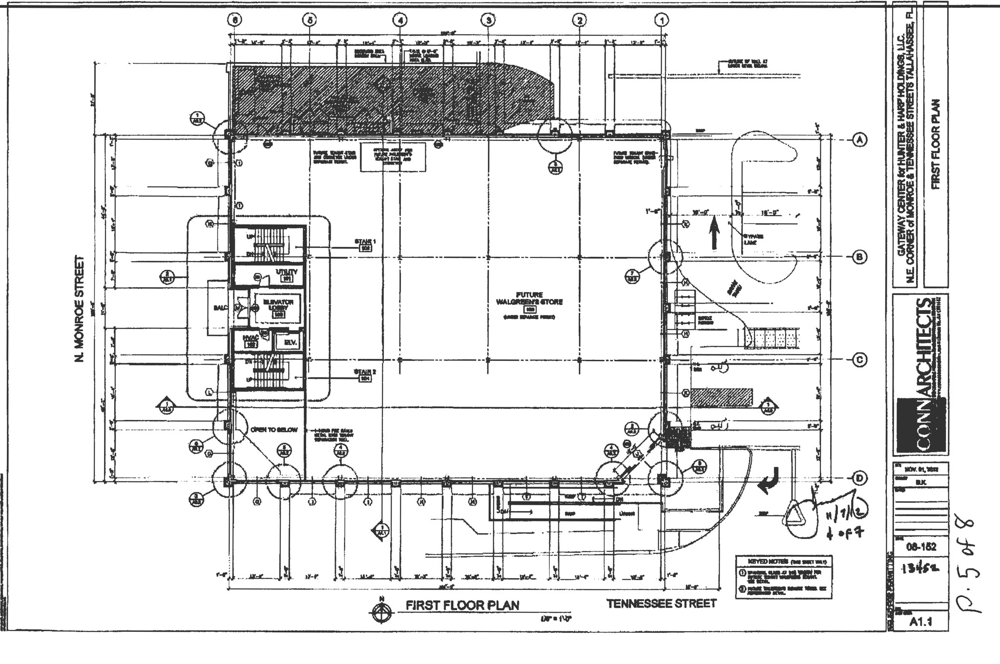313 N Monroe St, Tallahassee, FL à louer Plan de site– Image 1 sur 4