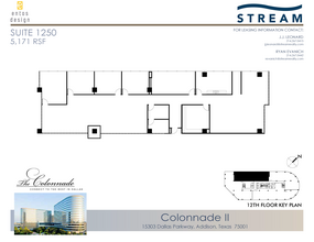 15301 N Dallas Pky, Addison, TX à louer Plan d’étage– Image 1 sur 1