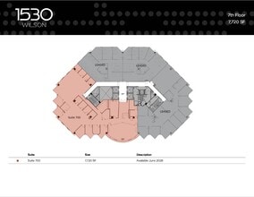 1530 Wilson Blvd, Arlington, VA à louer Plan d’étage– Image 1 sur 1