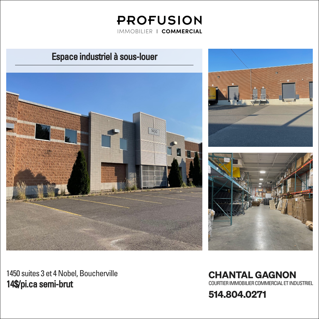 1450 Rue Nobel, Boucherville, QC à louer Photo de l’immeuble– Image 1 sur 1