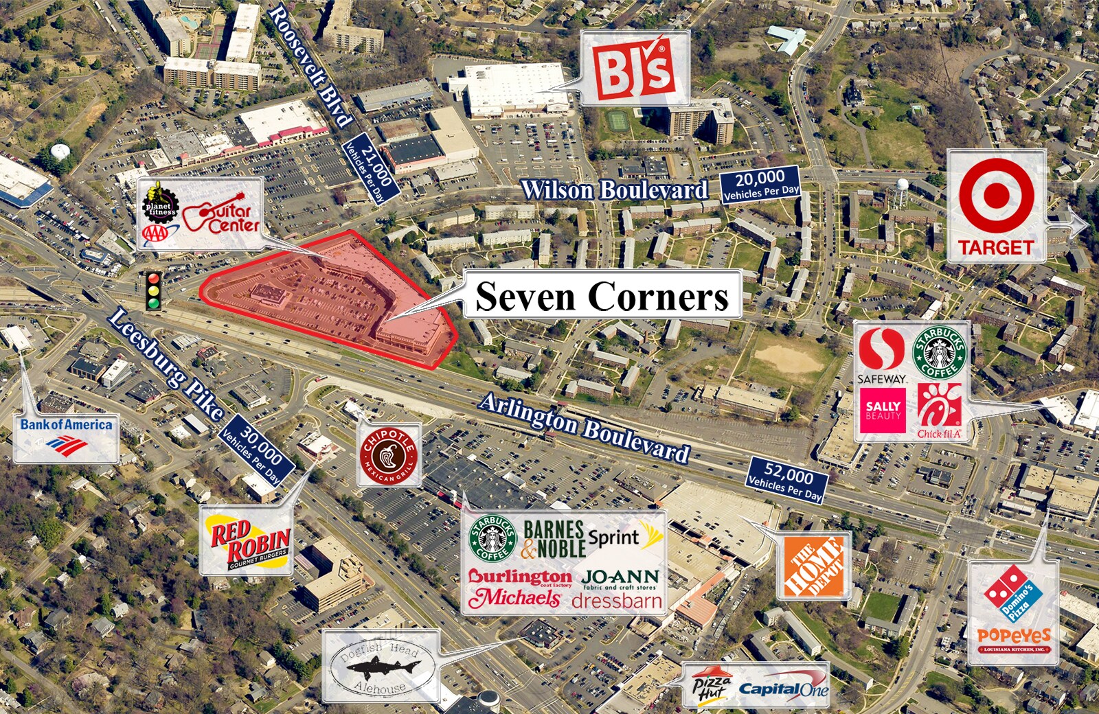 6270-6290 Arlington Blvd, Falls Church, VA à louer Photo principale– Image 1 sur 3