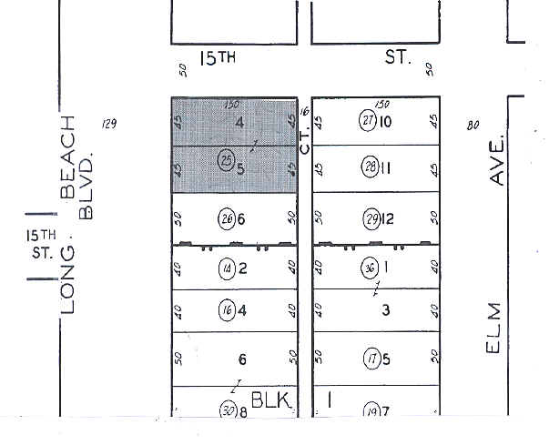 1498 Long Beach Blvd, Long Beach, CA à louer - Plan cadastral – Image 2 sur 4