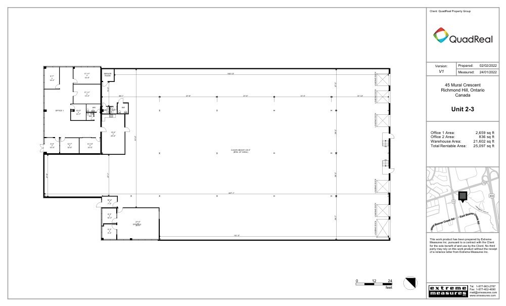45 Mural St, Richmond Hill, ON à louer Plan d’étage– Image 1 sur 1