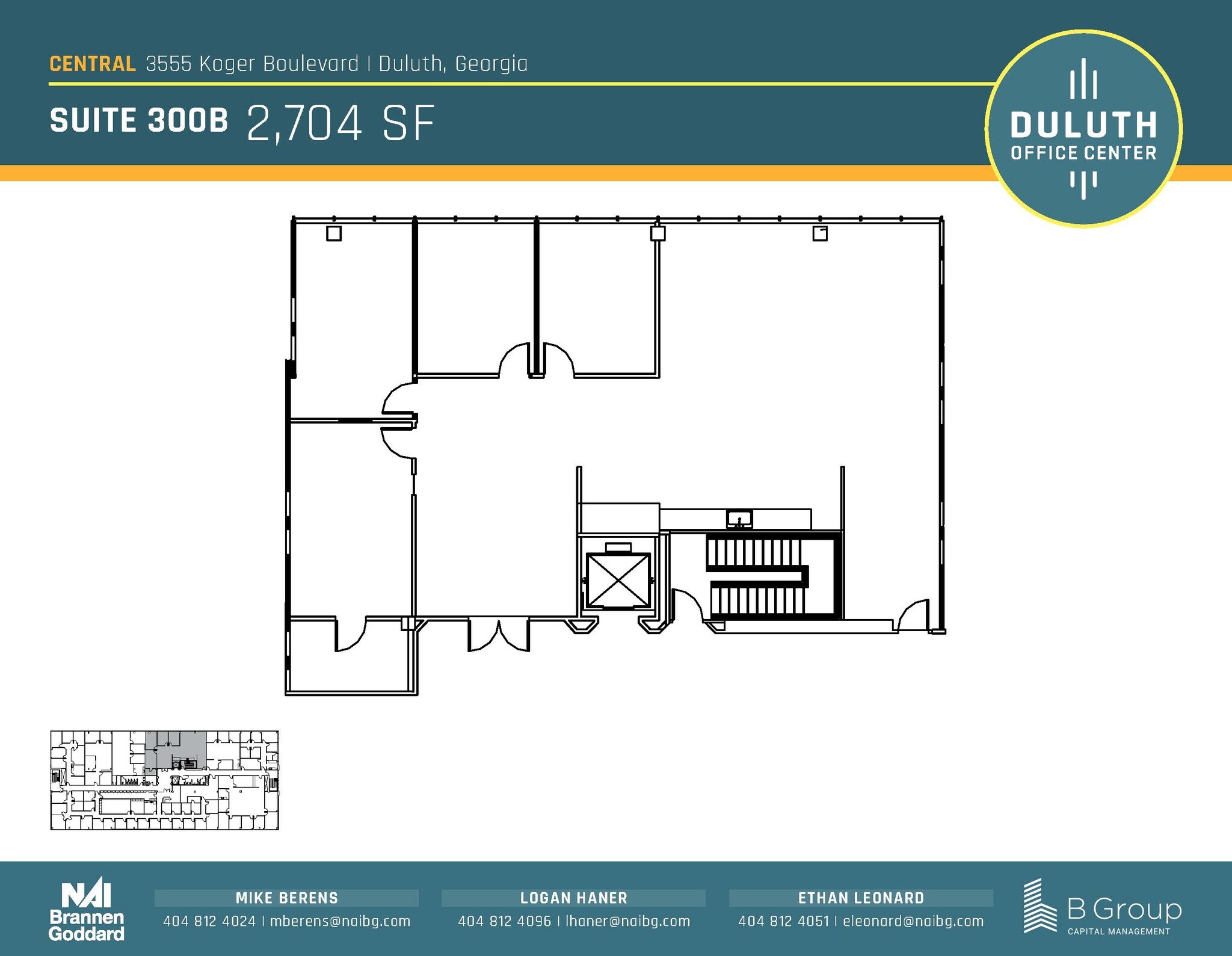 3505 Koger Blvd, Duluth, GA à louer Plan d’étage– Image 1 sur 1