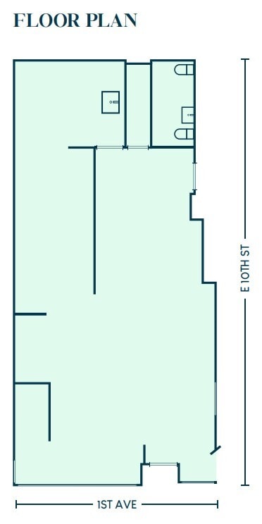 164 1st Ave, New York, NY à louer Plan d’étage– Image 1 sur 1
