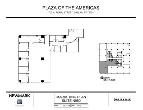 700 N Pearl St, Dallas, TX à louer Plan d’étage– Image 1 sur 2