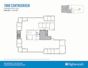 2000 CentreGreen Way, Cary, NC à louer Plan d’étage– Image 1 sur 1