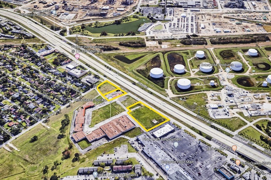 RES 1 West Town Shopping Center PH 2, Decker Dr, Baytown, TX à vendre - Aérien – Image 2 sur 9