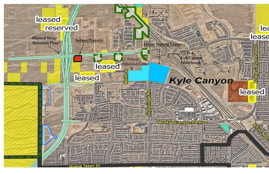 2707 Kyle Canyon Rd, Las Vegas, NV à vendre - Aérien – Image 1 sur 1