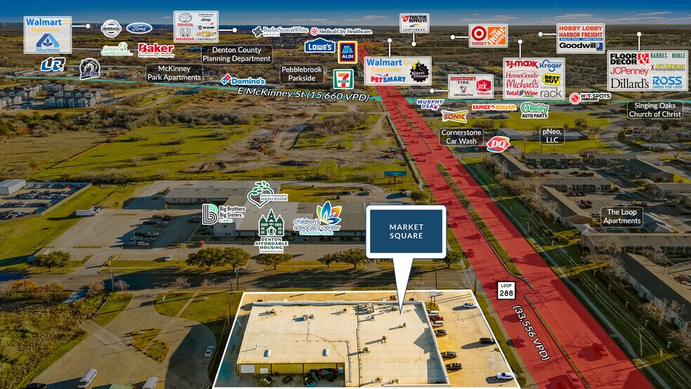 400 N Loop 288, Denton, TX à louer - Photo de l’immeuble – Image 3 sur 5
