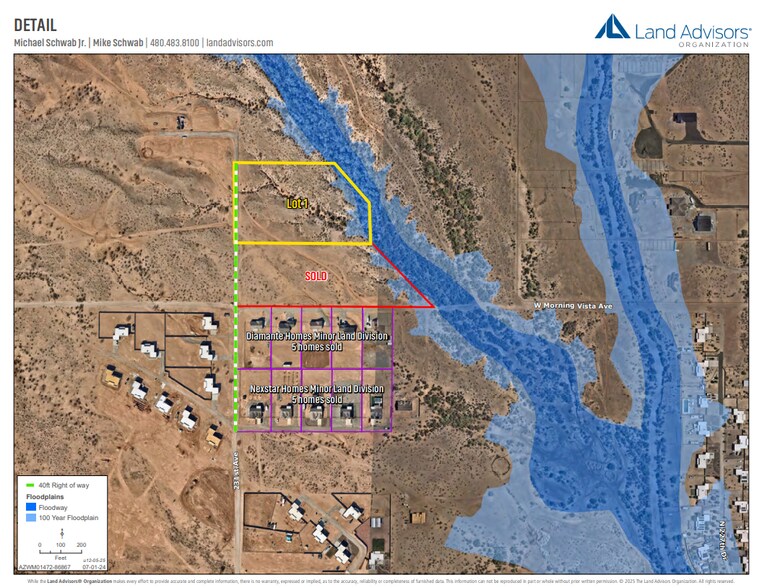 N/NEC Patton Road & 231st Ave, Wittmann, AZ à vendre - Aérien – Image 2 sur 2