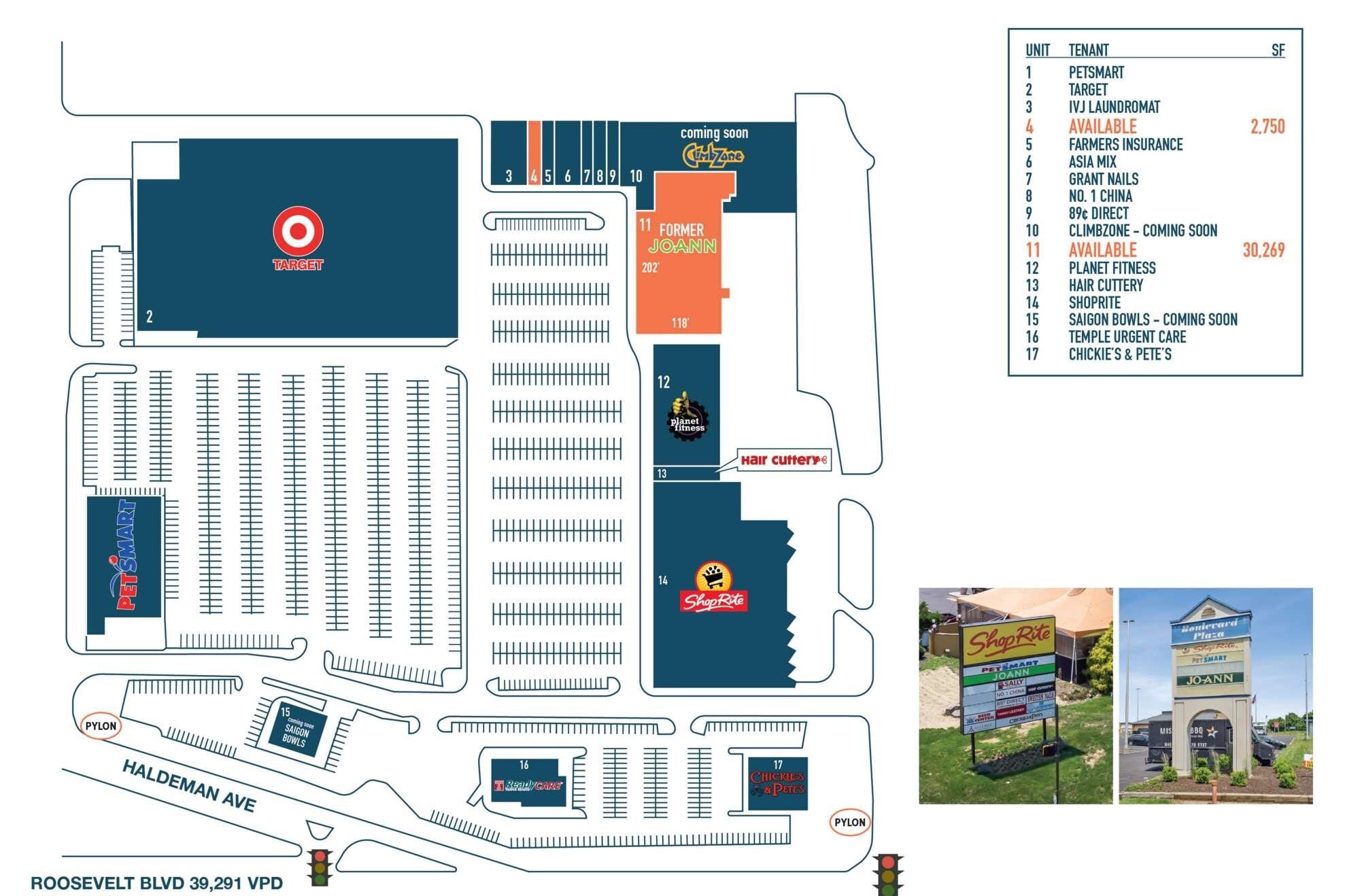 11000 Roosevelt Blvd, Philadelphia, PA à louer Plan de site– Image 1 sur 1