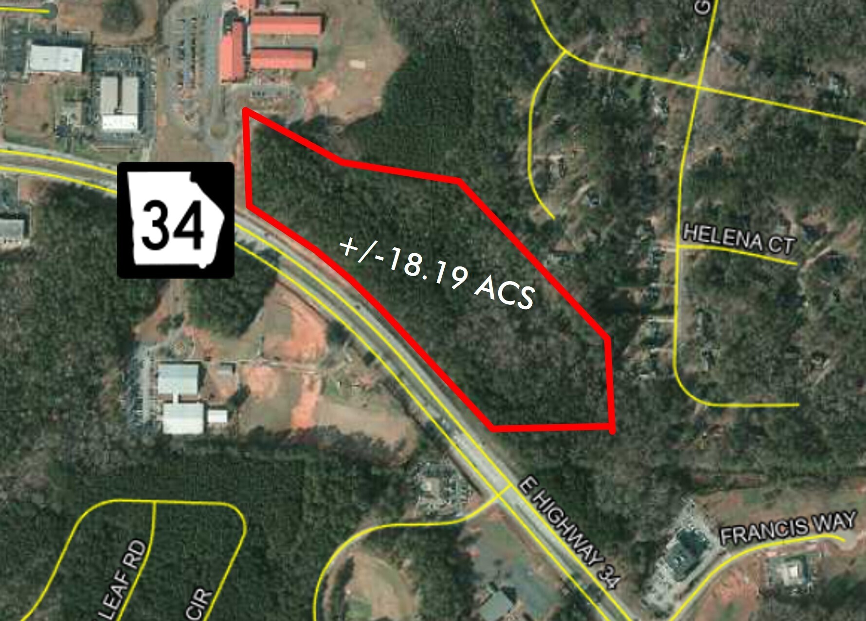 E Highway 34, Sharpsburg, GA à vendre Photo de l’immeuble– Image 1 sur 3